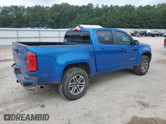 ✅ 2022 Chevrolet Colorado 2WD Work Truck • VIN: 1GCGSBEN6N1178425 • Лот: 64928344. Опубликован ранее на Copart с пробегом 46 796 миль. Бесплатный доступ к архиву аукционных продаж из США и подробный отчёт об истории автомобиля на DreamBid. Изображение 3.
