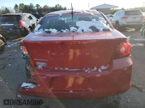 ✅ 2013 Dodge Avenger SE • VIN: 1C3CDZAB3DN616567 • Лот: 83195774. Опубликован ранее на Copart с пробегом Не указан. Бесплатный доступ к архиву аукционных продаж из США и подробный отчёт об истории автомобиля на DreamBid. Изображение 6.