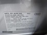 ✅ 2023 Audi SQ5 Sportback Premium Plus • VIN: WA124AFY1P2033677 • Lot: 41998875. Listed on IAAI with 34,674 mi. Free auction sales archive from the USA and detailed vehicle history report at DreamBid. Image 9.