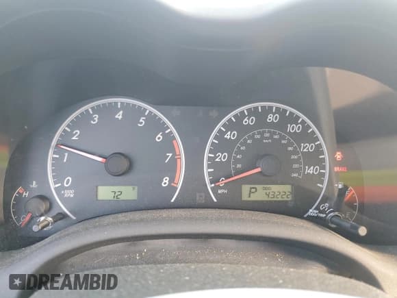 ✅ 2012 Toyota Corolla LE • VIN: 2T1BU4EE5CC872189 • Lot: 67588775. Listed on Copart with 43,222 mi. Free auction sales archive from the USA and detailed vehicle history report at DreamBid. Image 9.