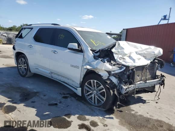2022 Chevrolet Traverse High Country z VIN 1GNERNKW1NJ174405, wystawiony jako Copart lot #55285865 z przebiegiem 257 205 mil mil oraz Nie do naprawy • Non repairable. Historia ofert i sprzedaży dostępna na DreamBid. Obrazek 4.