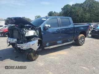 2021 Chevrolet Silverado 1500 LT z VIN 3GCUYDET7MG134851, wystawiony jako Copart lot #70097435 z przebiegiem 115 293 mil mil oraz Szkoda całkowita • Salvage title. Historia ofert i sprzedaży dostępna na DreamBid. Obrazek 1.