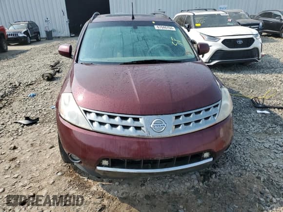 ✅ 2007 Nissan Murano S • VIN: JN8AZ08W47W601376 • Lot: 67046704. Listed on Copart with 187,088 mi. Free auction sales archive from the USA and detailed vehicle history report at DreamBid. Image 5.