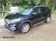 2017 Hyundai Tucson Night Edition with VIN KM8J3CA29HU278182, listed as a Copart auction lot 65916175 with 143,943 mi miles and Clean title. Bid and sale history available at DreamBid. Image 1.