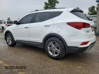 2018 Hyundai Santa Fe 2.4L z VIN 5XYZU3LB7JG535123, wystawiony jako Copart lot #71898235 z przebiegiem 109 333 mil mil oraz Szkoda całkowita • Salvage title. Historia ofert i sprzedaży dostępna na DreamBid. Obrazek 2.