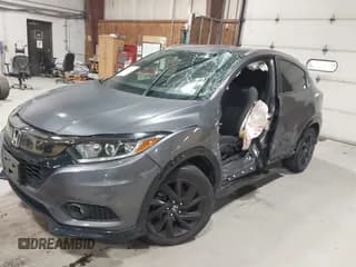 ✅ 2022 Honda HR-V Sport • VIN: 3CZRU6H1XNM707438 • Lot: 43669363. Wystawiony na IAAI z przebiegiem 35 017 mil. Bezpłatny archiwum sprzedaży aukcyjnych z USA i szczegółowy raport historii pojazdu na DreamBid. Zdjęcie 2.