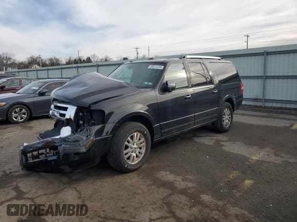 ✅ 2014 Ford Expedition Max Limited • VIN: 1FMJK2A52EEF52089 • Лот: 50574235. Опубликован ранее на Copart с пробегом 108 728 миль. Бесплатный доступ к архиву аукционных продаж из США и подробный отчёт об истории автомобиля на DreamBid. Изображение 1.