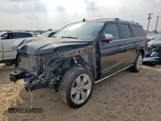 ✅ 2024 Ford Expedition Max Platinum • VIN: 1FMJK1M88REB04512 • Lot: 92865615. Wystawiony na Copart z przebiegiem 8 828 mil. Bezpłatny archiwum sprzedaży aukcyjnych z USA i szczegółowy raport historii pojazdu na DreamBid. Zdjęcie 1.
