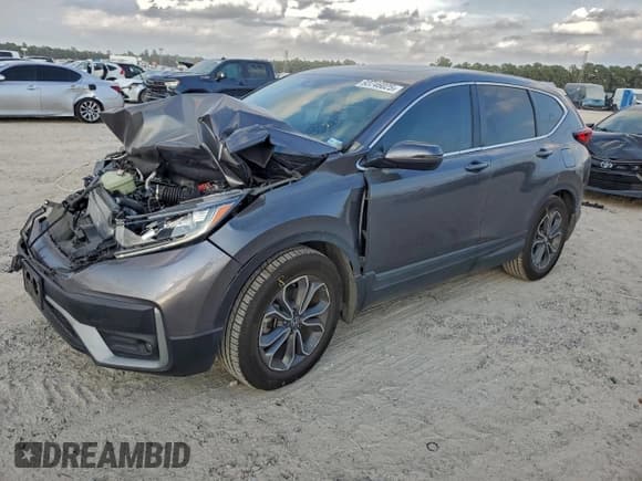 ✅ 2022 Honda CR-V EX-L • VIN: 5J6RW1H87NA017556 • Лот: 93746025. Опубликован ранее на Copart с пробегом 16 460 миль. Бесплатный доступ к архиву аукционных продаж из США и подробный отчёт об истории автомобиля на DreamBid. Изображение 1.