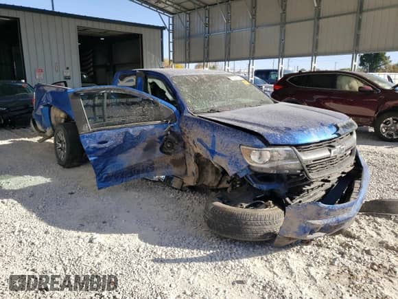 2018 Chevrolet Colorado 4WD Z71 with VIN 1GCHTDEN6J1294831, listed as a Copart auction lot 76391974 with Not provided miles and Salvage title. Bid and sale history available at DreamBid. Image 4.