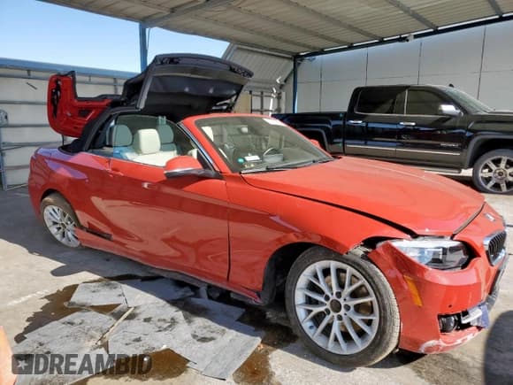 ✅ 2016 BMW 2 Series 228i • VIN: WBA1K9C56GV322033 • Lot: 62351455. Listed on Copart with 63,476 mi. Free auction sales archive from the USA and detailed vehicle history report at DreamBid. Image 4.