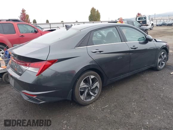 ✅ 2023 Hyundai Elantra Limited • VIN: 5NPLP4AG9PH114846 • Lot: 43574177. Listed on IAAI with Not provided. Free auction sales archive from the USA and detailed vehicle history report at DreamBid. Image 4.