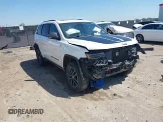 2017 Jeep Grand Cherokee Trailhawk with VIN 1C4RJFLT7HC668546, listed as a IAAI auction lot 41988464 with 141,042 mi miles and . Bid and sale history available at DreamBid. Image 1.