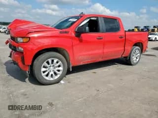 ✅ 2020 Chevrolet Silverado 1500 Custom • VIN: 3GCPWBEF7LG167073 • Lot: 59746955. Listed on Copart with 188,042 mi. Free auction sales archive from the USA and detailed vehicle history report at DreamBid. Image 1.