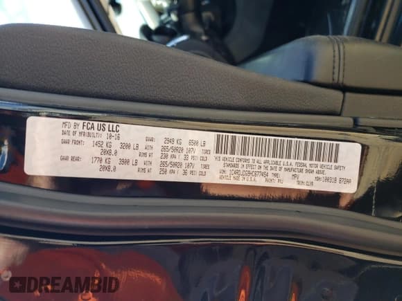 ✅ 2017 Dodge Durango GT • VIN: 1C4RDJDG9HC677454 • Lot: 85185305. Wystawiony na Copart z przebiegiem 123 435 mil. Bezpłatny archiwum sprzedaży aukcyjnych z USA i szczegółowy raport historii pojazdu na DreamBid. Zdjęcie 13.