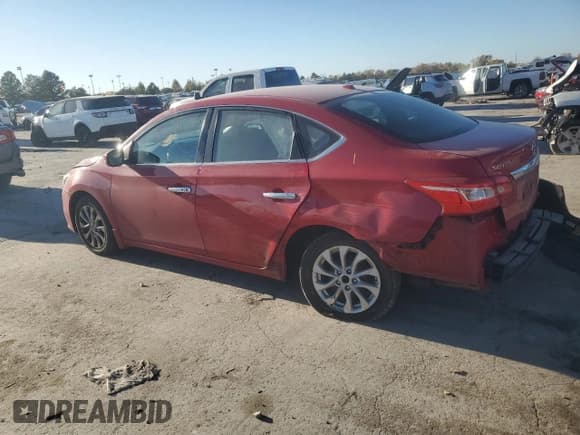 ✅ 2018 Nissan Sentra SV • VIN: 3N1AB7APXJY261844 • Lot: 91552235. Listed on Copart with 77,402 mi. Free auction sales archive from the USA and detailed vehicle history report at DreamBid. Image 2.