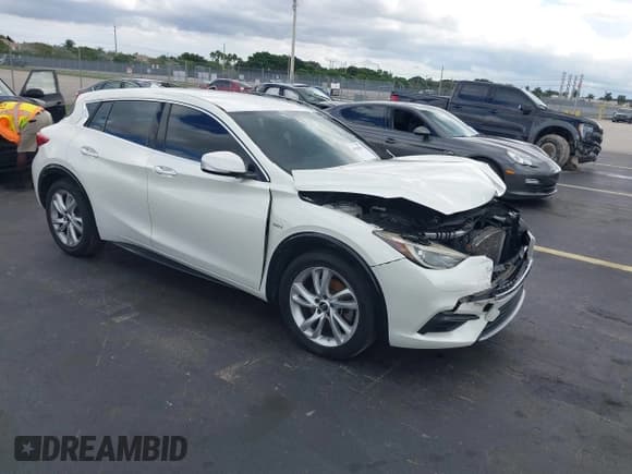 ✅ 2017 Infiniti QX30 Premium • VIN: SJKCH5CP0HA036172 • Lot: 43548930. Listed on IAAI with 87,661 mi. Free auction sales archive from the USA and detailed vehicle history report at DreamBid. Image 1.