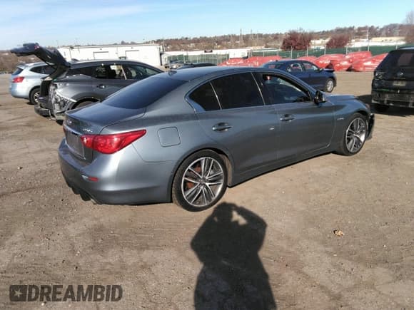 ✅ 2014 Infiniti Q50 Hybrid Premium • VIN: JN1AV7AR0EM702446 • Lot: 38119896. Listed on IAAI with Not provided. Free auction sales archive from the USA and detailed vehicle history report at DreamBid. Image 4.