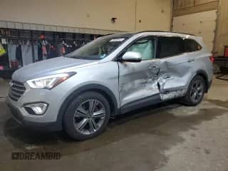 2016 Hyundai Santa Fe SE z VIN KM8SRDHF8GU144697, wystawiony jako Copart lot #59636945 z przebiegiem 127 674 mil mil oraz Szkoda całkowita • Salvage title. Historia ofert i sprzedaży dostępna na DreamBid. Obrazek 1.