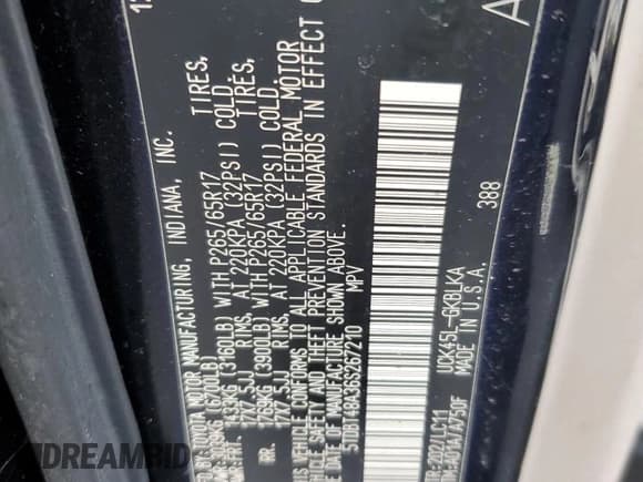 ✅ 2006 Toyota Sequoia Limited • VIN: 5TDBT48A36S267210 • Lot: 92496135. Wystawiony na Copart z przebiegiem 224 533 mil. Bezpłatny archiwum sprzedaży aukcyjnych z USA i szczegółowy raport historii pojazdu na DreamBid. Zdjęcie 13.