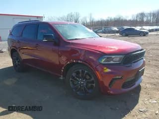 ✅ 2021 Dodge Durango GT • VIN: 1C4RDJDG8MC558966 • Lot: 41864882. Listed on IAAI with 74,124 mi. Free auction sales archive from the USA and detailed vehicle history report at DreamBid. Image 1.