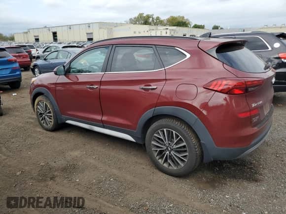2020 Hyundai Tucson Ultimate with VIN KM8J3CAL9LU246897, listed as a Copart auction lot 81283225 with 110,943 mi miles and Salvage title. Bid and sale history available at DreamBid. Image 2.
