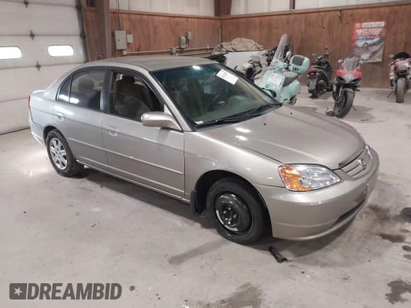 ✅ 2003 Honda Civic LX • VIN: 2HGES16643H948324 • Lot: 43812092. Listed on IAAI with 192,110 mi. Free auction sales archive from the USA and detailed vehicle history report at DreamBid. Image 1.