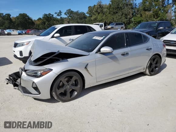 ✅ 2019 Genesis G70 Advanced • VIN: KMTG44LA1KU022598 • Lot: 92378765. Listed on Copart with 63,658 mi. Free auction sales archive from the USA and detailed vehicle history report at DreamBid. Image 1.