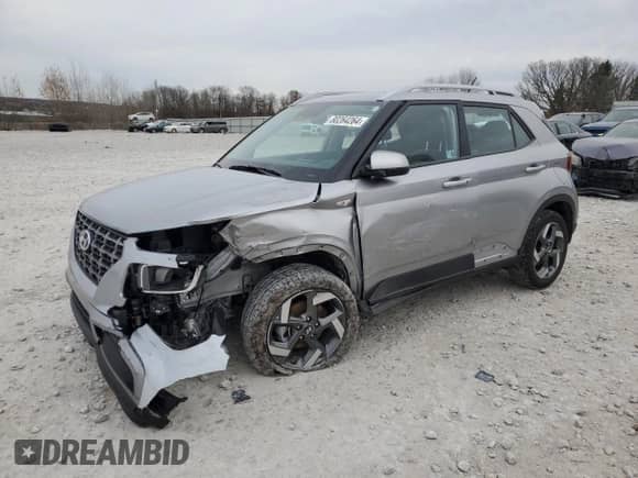 2024 Hyundai Venue SEL с VIN KMHRC8A33RU322770, выставлен на аукционе Copart как лот 80264264 с пробегом 8 155 миль миль и На запчасти • Non repairable. История ставок и продаж доступна на DreamBid. Изображение 1.