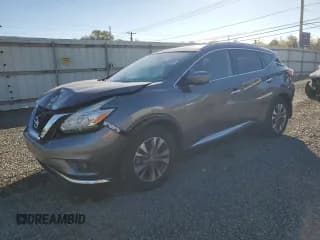 ✅ 2017 Nissan Murano SL • VIN: 5N1AZ2MH2HN176919 • Lot: 86600475. Wystawiony na Copart z przebiegiem 75 490 mil. Bezpłatny archiwum sprzedaży aukcyjnych z USA i szczegółowy raport historii pojazdu na DreamBid. Zdjęcie 1.