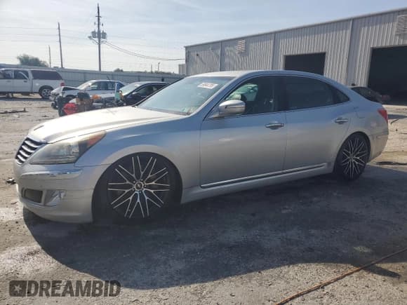 ✅ 2013 Hyundai Equus Signature • VIN: KMHGH4JH4DU063096 • Lot: 59844795. Listed on Copart with 133,213 mi. Free auction sales archive from the USA and detailed vehicle history report at DreamBid. Image 1.