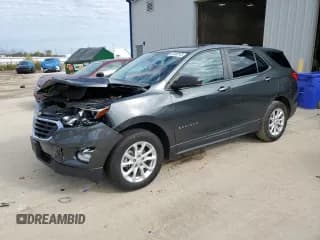 ✅ 2020 Chevrolet Equinox LS • VIN: 3GNAXSEV0LS564560 • Lot: 82493165. Listed on Copart with 208,720 mi. Free auction sales archive from the USA and detailed vehicle history report at DreamBid. Image 1.