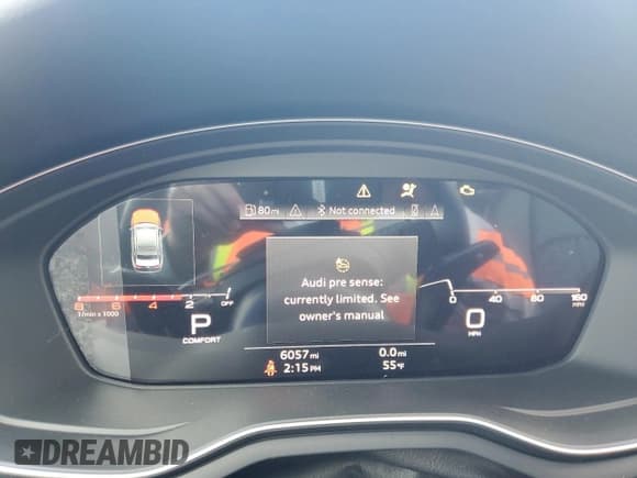 ✅ 2023 Audi S4 Premium Plus • VIN: WAUB4AF49PA074578 • Lot: 42265474. Listed on Copart with 6,057 mi. Free auction sales archive from the USA and detailed vehicle history report at DreamBid. Image 9.