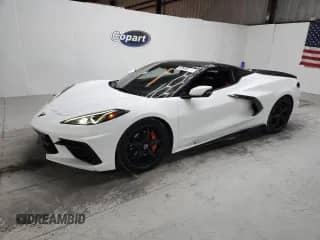 2021 Chevrolet Corvette 3LT с VIN 1G1YC3D49M5107445, выставлен на аукционе Copart как лот 62633375 с пробегом 17 869 миль миль и Чистый • Clean title. История ставок и продаж доступна на DreamBid. Изображение 1.