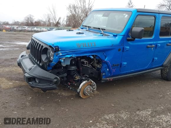 ✅ 2022 Jeep Wrangler Unlimited Sport S • VIN: 1C4HJXDG9NW116270 • Lot: 41227700. Listed on IAAI with 40,181 mi. Free auction sales archive from the USA and detailed vehicle history report at DreamBid. Image 6.