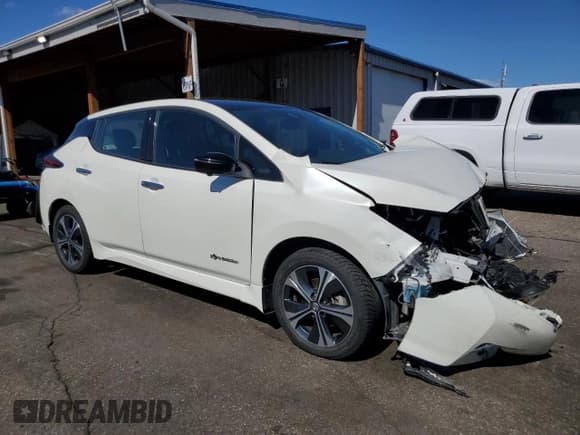 ✅ 2019 Nissan LEAF SL Plus • VIN: 1N4BZ1CP0KC319984 • Lot: 84791565. Listed on Copart with 41,131 mi. Free auction sales archive from the USA and detailed vehicle history report at DreamBid. Image 4.