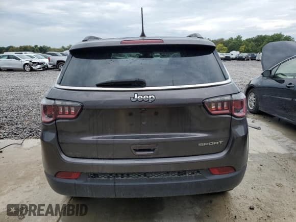✅ 2020 Jeep Compass Sport • VIN: 3C4NJCAB1LT169827 • Lot: 82216975. Listed on Copart with 72,848 mi. Free auction sales archive from the USA and detailed vehicle history report at DreamBid. Image 6.