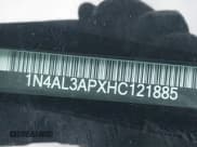 ✅ 2017 Nissan Altima S • VIN: 1N4AL3APXHC121885 • Lot: 43595340. Wystawiony na IAAI z przebiegiem 129 327 mil. Bezpłatny archiwum sprzedaży aukcyjnych z USA i szczegółowy raport historii pojazdu na DreamBid. Zdjęcie 9.