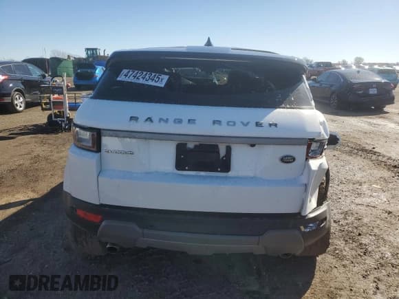✅ 2019 Land Rover Range Rover Evoque SE • VIN: SALVP2RX0KH347726 • Lot: 47424345. Listed on Copart with Not provided. Free auction sales archive from the USA and detailed vehicle history report at DreamBid. Image 6.