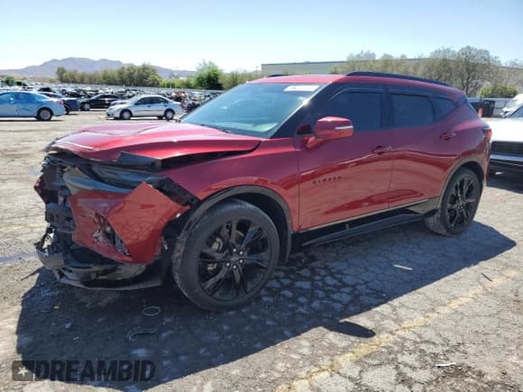 ✅ 2019 Chevrolet Blazer RS • VIN: 3GNKBERS1KS684676 • Lot: 56251875. Listed on Copart with 59,503 mi. Free auction sales archive from the USA and detailed vehicle history report at DreamBid. Image 1.