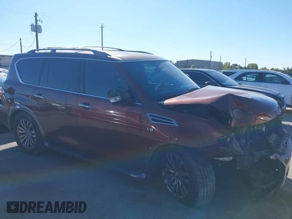 ✅ 2018 Nissan Armada Platinum • VIN: JN8AY2NEXJ9734983 • Lot: 43577012. Listed on IAAI with 78,114 mi. Free auction sales archive from the USA and detailed vehicle history report at DreamBid. Image 14.