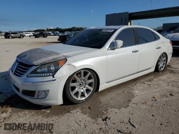 ✅ 2011 Hyundai Equus Signature • VIN: KMHGH4JF1BU029323 • Lot: 43668715. Listed on Copart with 118,585 mi. Free auction sales archive from the USA and detailed vehicle history report at DreamBid. Image 1.