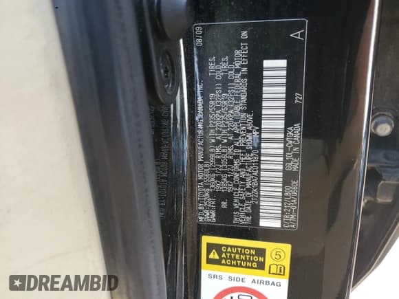 ✅ 2010 Lexus RX 350 • VIN: 2T2ZK1BA7AC011870 • Lot: 62019915. Wystawiony na Copart z przebiegiem 211 173 mil. Bezpłatny archiwum sprzedaży aukcyjnych z USA i szczegółowy raport historii pojazdu na DreamBid. Zdjęcie 13.