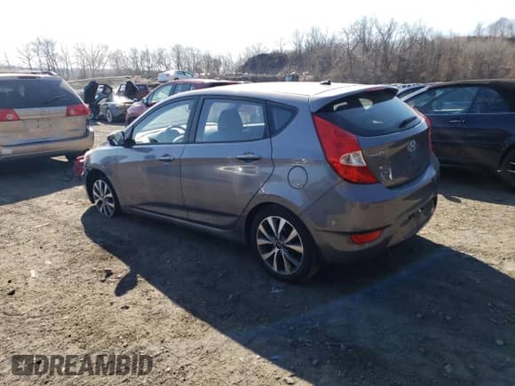 ✅ 2015 Hyundai Accent Sport • VIN: KMHCU5AE7FU204722 • Lot: 46551873. Listed on Copart with 37,371 mi miles. Access the free auction sales archive from the USA and view a detailed vehicle history report at DreamBid. Image 2.