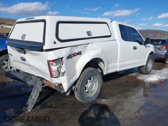 ✅ 2017 Ford F-150 XL • VIN: 1FTFX1EF3HFB90524 • Lot: 41451534. Listed on IAAI with 156,782 mi. Free auction sales archive from the USA and detailed vehicle history report at DreamBid. Image 4.