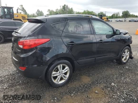 2013 Hyundai Tucson GLS z VIN KM8JU3AC4DU718650, wystawiony jako Copart lot #58798255 z przebiegiem Nie podano mil oraz Szkoda całkowita • Salvage title. Historia ofert i sprzedaży dostępna na DreamBid. Obrazek 3.