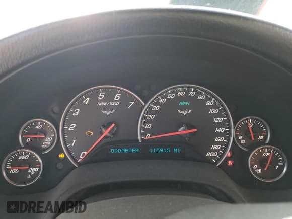 ✅ 2009 Chevrolet Corvette 3LT • VIN: 1G1YY26W295106042 • Lot: 80391545. Listed on Copart with 115,915 mi. Free auction sales archive from the USA and detailed vehicle history report at DreamBid. Image 9.