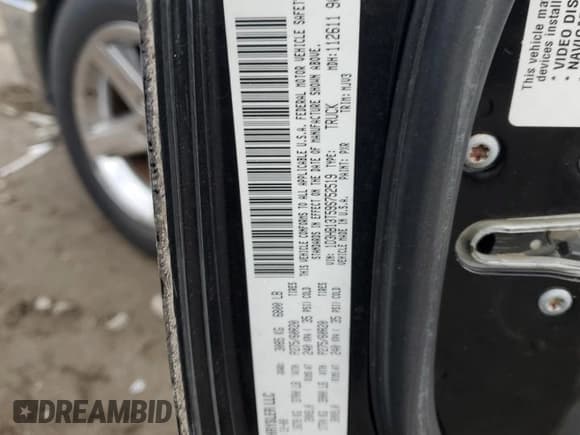 ✅ 2009 Dodge 1500 SLT • VIN: 1D3HB13T59S752519 • Lot: 45920835. Wystawiony na Copart z przebiegiem 149 166 mil. Bezpłatny archiwum sprzedaży aukcyjnych z USA i szczegółowy raport historii pojazdu na DreamBid. Zdjęcie 12.