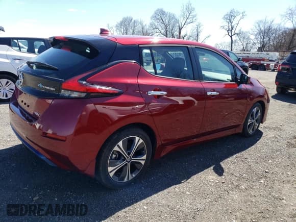 ✅ 2020 Nissan LEAF SV • VIN: 1N4AZ1CP8LC304615 • Lot: 50904615. Listed on Copart with 8,025 mi. Free auction sales archive from the USA and detailed vehicle history report at DreamBid. Image 3.