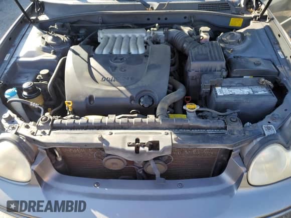 2002 Hyundai Sonata GLS with VIN KMHWF35H42A692541, listed as a Copart auction lot 75359064 with 134,347 mi miles and Salvage title. Bid and sale history available at DreamBid. Image 11.